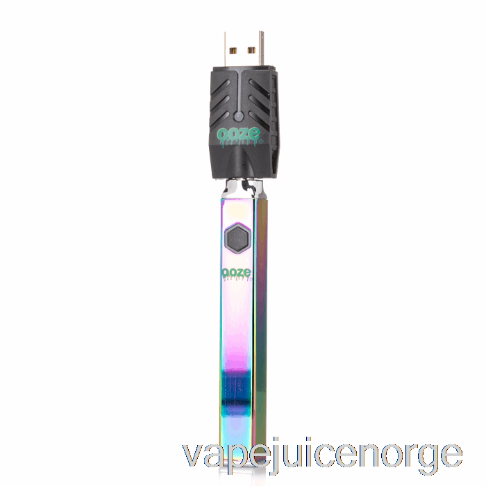 Vape Juice Ooze Quad Flex Temp 500mah Batteri Regnbue